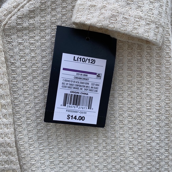 Girls Cream and sparkly gold blouse - Picture 3 of 5